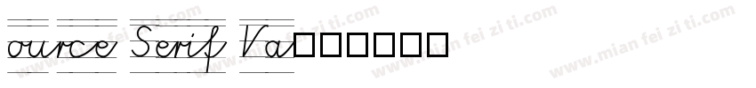ource Serif Va字体转换